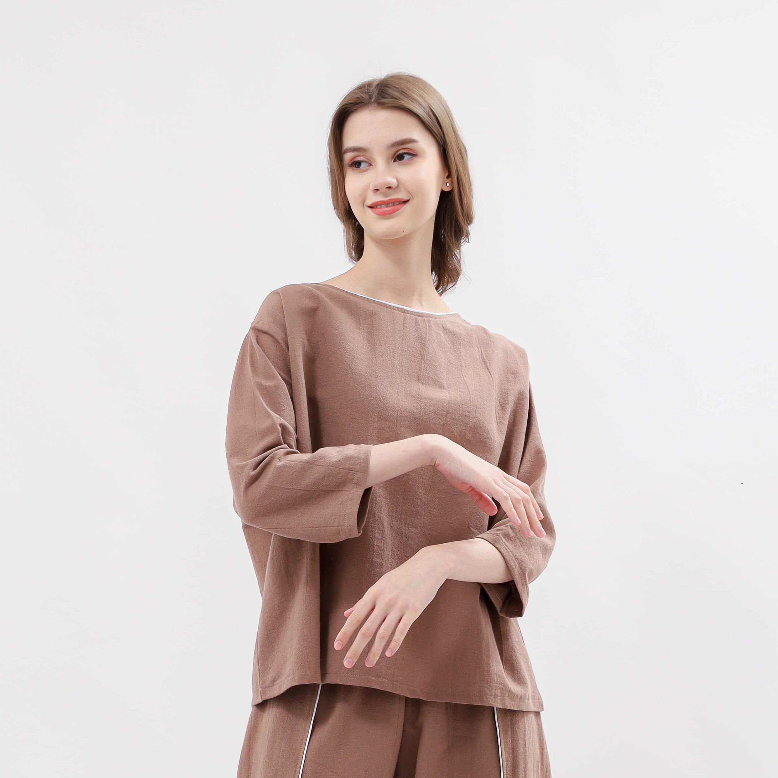 GENKA - Atasan Linen Gebby Blouse - Image 2