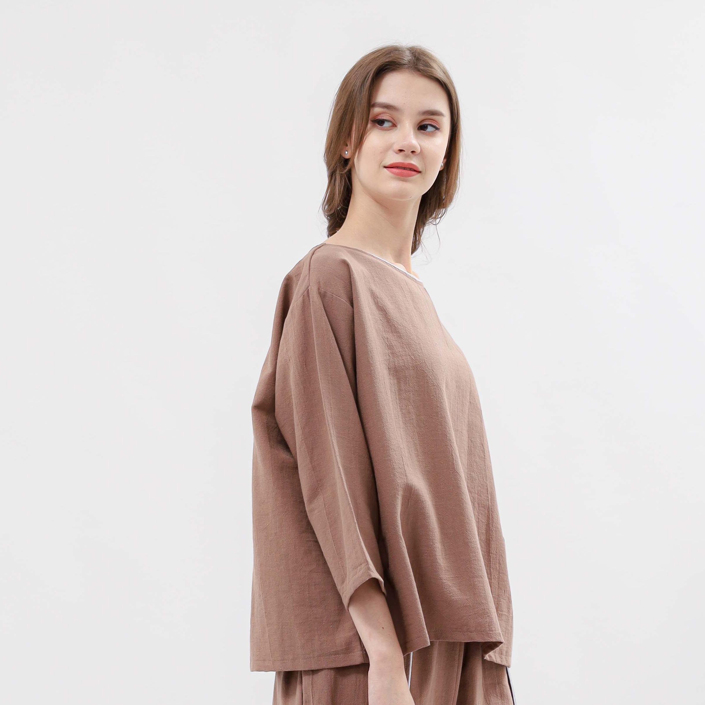 GENKA - Atasan Linen Gebby Blouse - Image 4